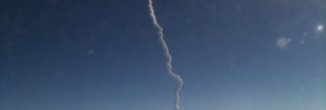 Space shuttle as seen from airplane, photo by Stefanie Gordon (@Stefmara)